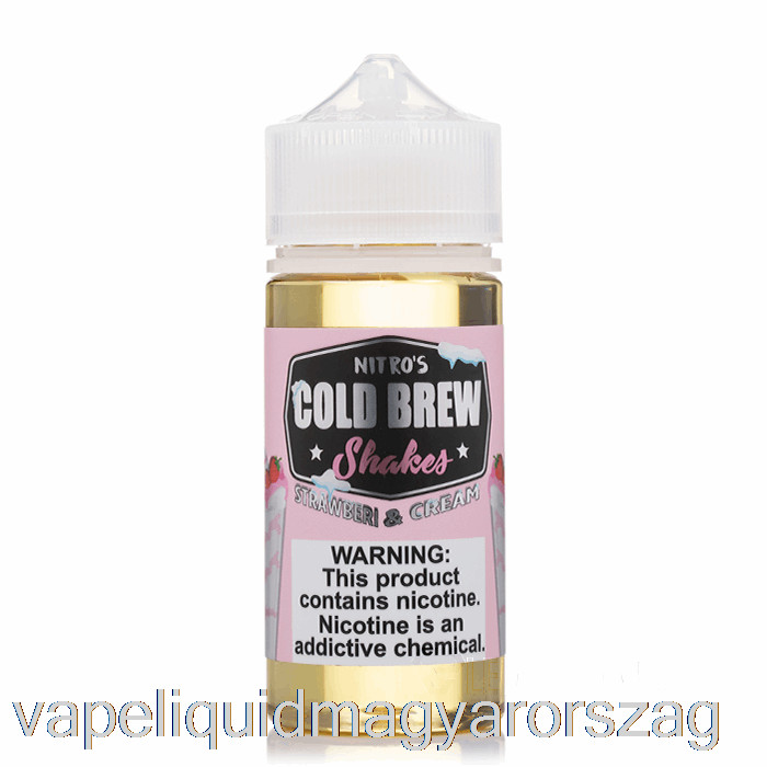 Eper és Tejszín - Nitro Hideg Sör - 100ml 3mg Vape Folyadék